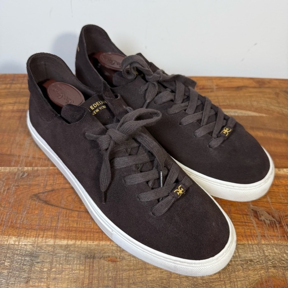 Sam Edelman Poppy Brown Lace up Sneakers, Women’s 10.5 - Picture 3 of 7